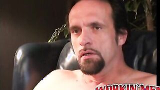Old guy just loves jerking off his hairy big dick alone