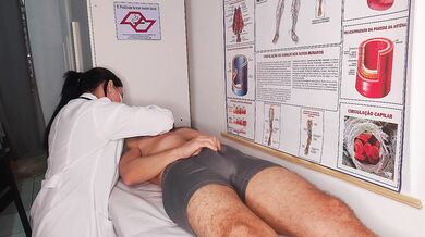 Oops... my dick went up in front of the nurse