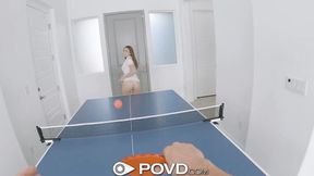 ”POVD Table Tennis teasing sexy girl gets ravaged in POV - Penelope Kay”