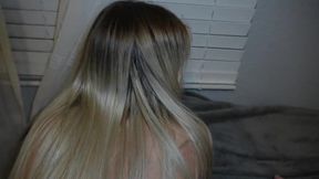 My Roommate Wouldn't Leave Our Dorm, So He Fucked Me On Her Bed... WITH HER IN IT!!!