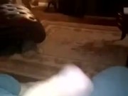 quick video of me stroking morning wood on 2/17/2015-shooting a big load