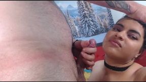 Hot Sex, Blowjob, Doggy and Facial