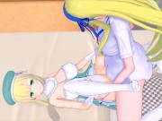 FUTA SENRAN KAGURA KATSURAGI X　YOMI (3D HENTAI)