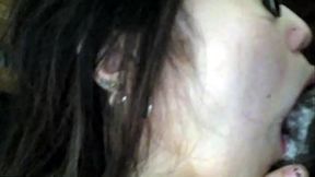 Eva Yi early morning face fuck and ball licking