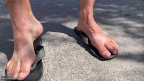 Hank Shows Summer Sandal Suntan and Soiled Soles