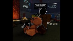 Quickie: Toro BBC se coge a Nagatoro | Roblox