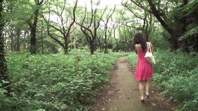 Outdoorsy Japanese couple gets nasty, wife squirting her juices everywhere