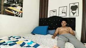 My friend's hot ass on display in bed