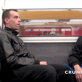 Sneaker exhib in the subway !! Risky