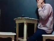 Psicólogo Trunco se consuela en la lectura 1223 por Rabaerre Artista