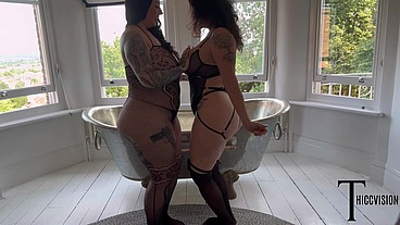 DUNKEN HINA AND MADDISON BLACK PAWG LOVE