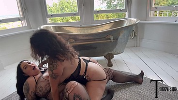 DUNKEN HINA AND MADDISON BLACK PAWG LOVE