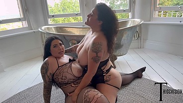 DUNKEN HINA AND MADDISON BLACK PAWG LOVE