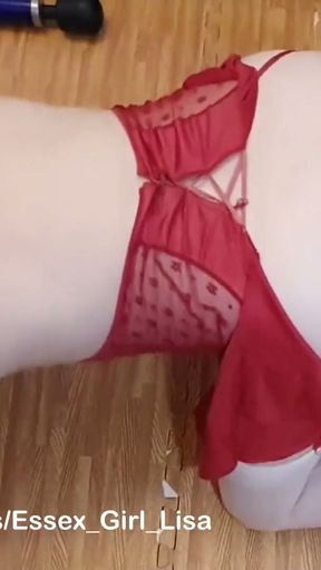 Ass fucked by big Dragon dido on the fucking machine   Clip 1