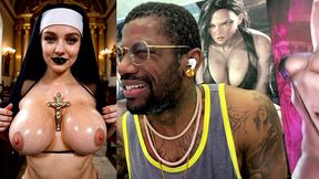 sweaty big breast nun want’s you to see the lord, ai generated