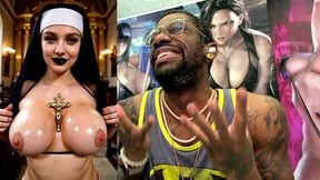 sweaty big breast nun want’s you to see the lord, ai generated