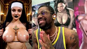 sweaty big breast nun want’s you to see the lord, ai generated