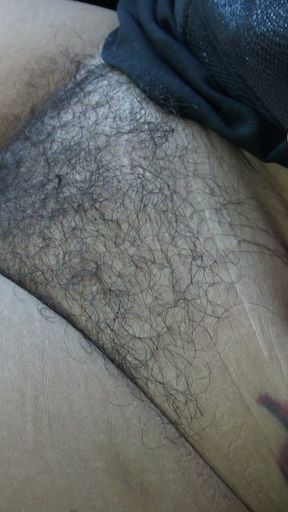 my horny stepson begged me to show my hairy pussy   Clip 1