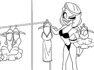 2 Cuties in Hazbin Hotel Make Out