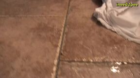 lily calloway pissing white shorts omorashi