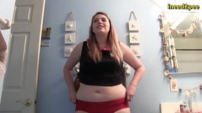 lily calloway pissing white shorts omorashi