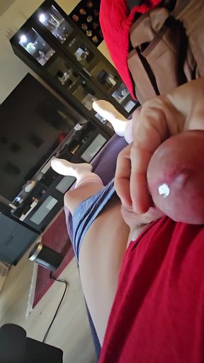 Mushroom Shafted Afternoon Climax in My Knee High Socks