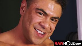 Rawhole Beating Brown Latin Cock with Draven