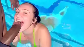 Sucking Bbc In Pool
