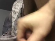 Hot Teen jerks off huge Italian Dick until dry orgasm