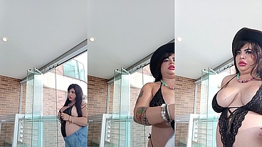 estilo boiadeira cowtty de bota e chapéu