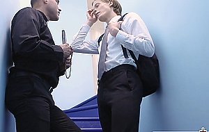 Teen boy indulges in a sexy fling with the old priest