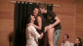 Reality pov footage from student 18+ party