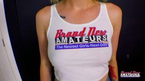 BrandNewAmateurs - Sexy moaning milf Bonnie Wolf porn audtion fuck suck rimjob