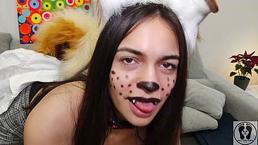 SECRETARY BODY TRANSFORMATION FANTASY INTO SUBMISSIVE PU PPY