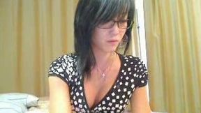 Stunning Asian webcam babe roughly finger fucks her tight pussy