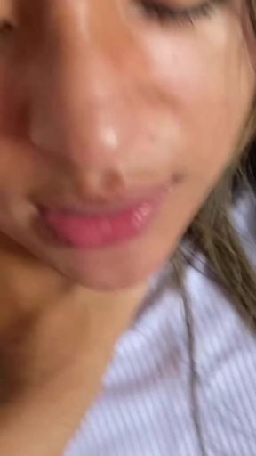 Unforgettable moment from "Sexy Latina gives me an excellent blowjob"