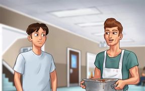 Reimagined Summer Adventure with Mrs. Smith in a Cartoon Fantasy Setting