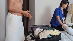 Latina Maid With Massive Ass Gets Fucked by Hotel Guest