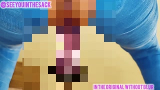 Full body cast, bouncing on a spring