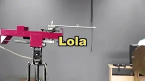 Delores gets her booty whipped by a machine