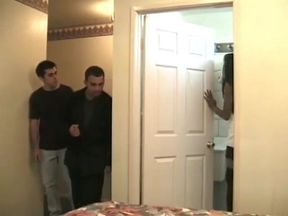 Hot latina enjoying DP