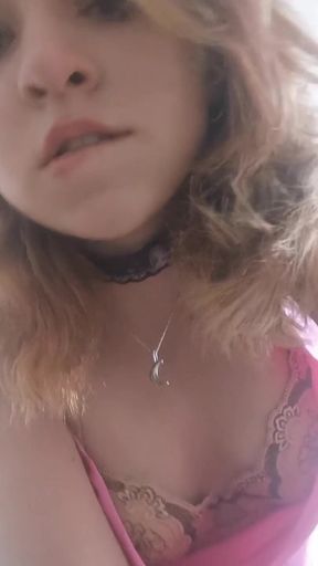 Gentle homemade striptease and wild masturbation. Close-up