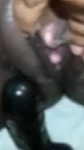 Stimulating My Clit with Wand Squirting BBC Pounding My Pussy