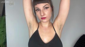 Sensual Hairy Armpits Worship