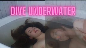 dive underwater