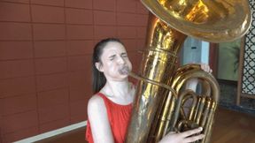 Luci Tries Out the Tuba (MP4 - 1080p)