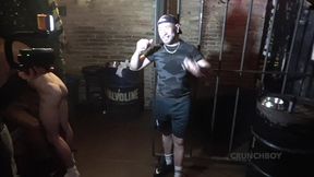 amazing big orgy in public backroom in barcleona with pornstars