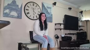 Casting girl gets interviewed for piss scene, mouth piss blowjob, pis swallow