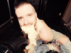 Axel Abysse's Ass Destroyed By A Brand New Sex Machine