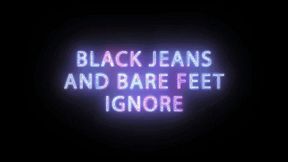 Evangeline in Black Jeans and Bare Feet Ignore 11